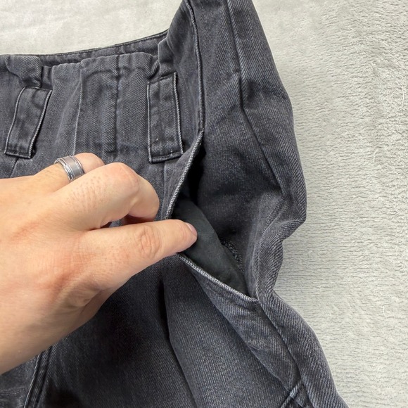 PISTOLA Jeans Women's 27 Windsor in Blackbird Wash High Waisted Pleated Denim - Picture 15 of 16